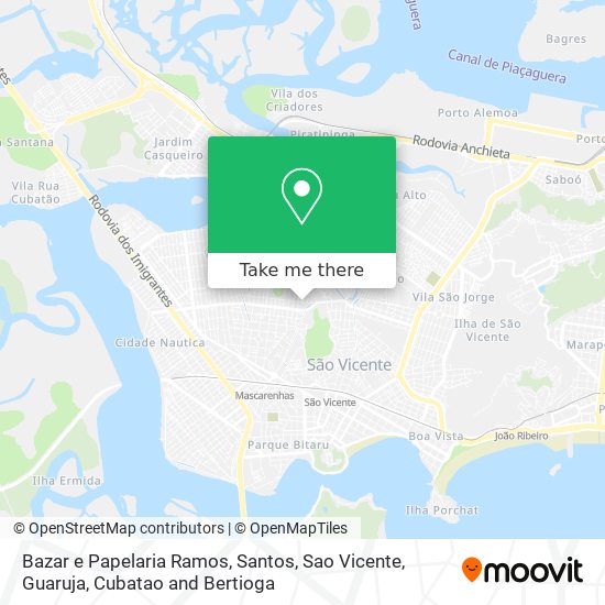 Bazar e Papelaria Ramos map