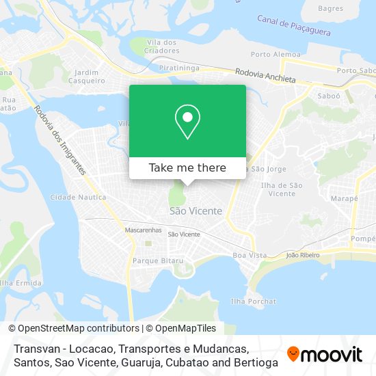 Transvan - Locacao, Transportes e Mudancas map