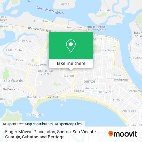 Finger Móveis Planejados map