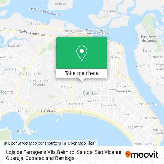 Loja de Ferragens Vila Belmiro map