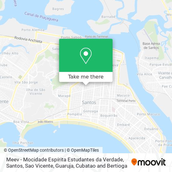 Meev - Mocidade Espírita Estudantes da Verdade map
