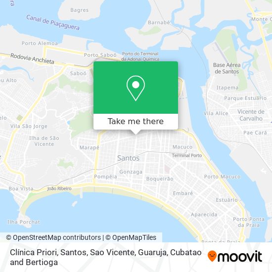 Clínica Priori map