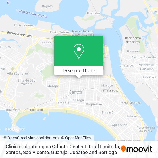 Clinica Odontologica Odonto Center Litoral Limitada map