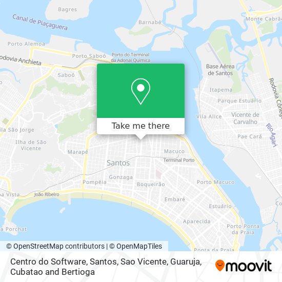 Centro do Software map