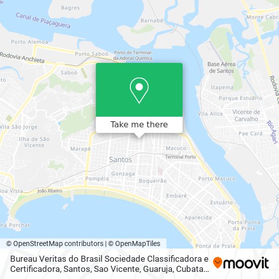 Bureau Veritas do Brasil Sociedade Classificadora e Certificadora map