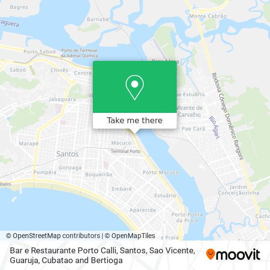 Bar e Restaurante Porto Calli map