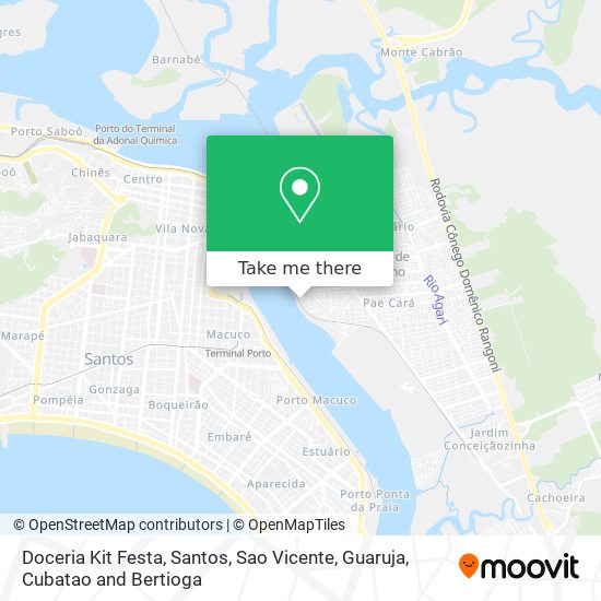 Doceria Kit Festa map