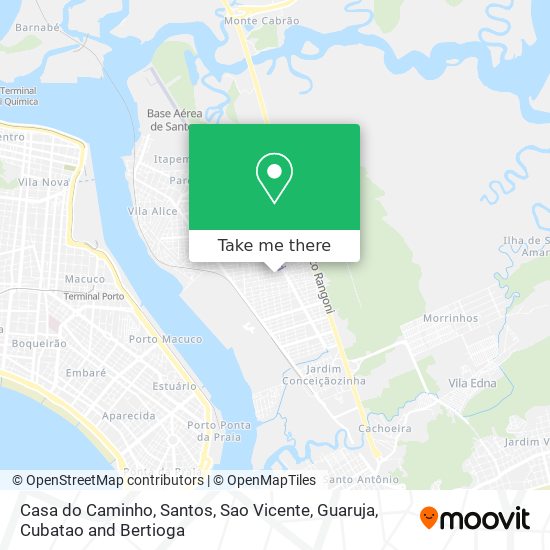 Casa do Caminho map