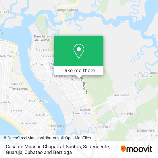 Casa de Massas Chaparral map