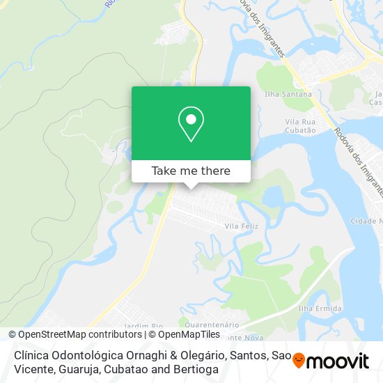 Clínica Odontológica Ornaghi & Olegário map