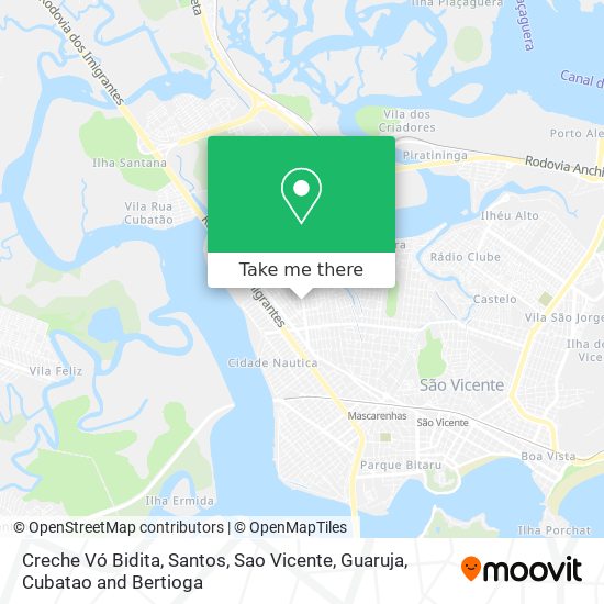 Creche Vó Bidita map