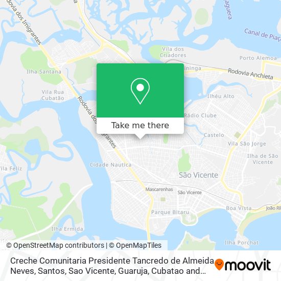 Creche Comunitaria Presidente Tancredo de Almeida Neves map