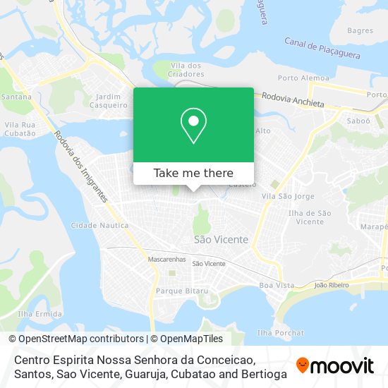 Mapa Centro Espirita Nossa Senhora da Conceicao