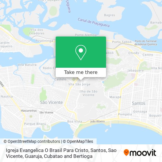 Igreja Evangelica O Brasil Para Cristo map