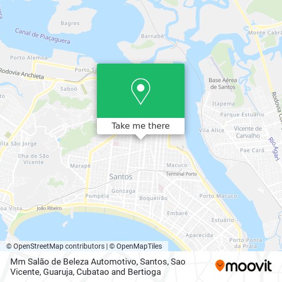 Mapa Mm Salão de Beleza Automotivo