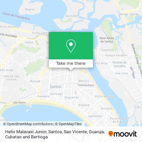 Helio Malavasi Junior map