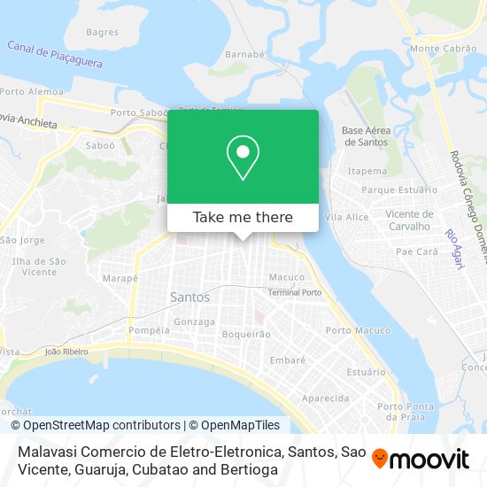 Malavasi Comercio de Eletro-Eletronica map
