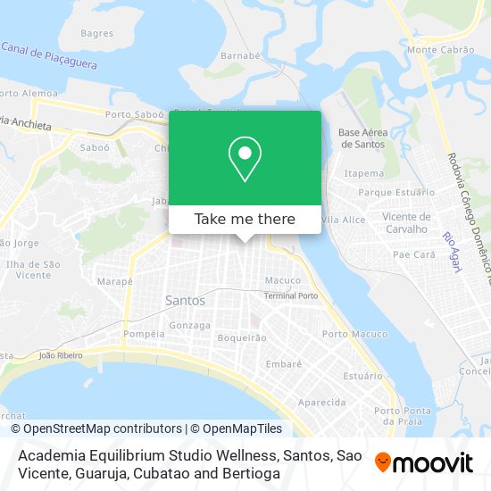 Academia Equilibrium Studio Wellness map