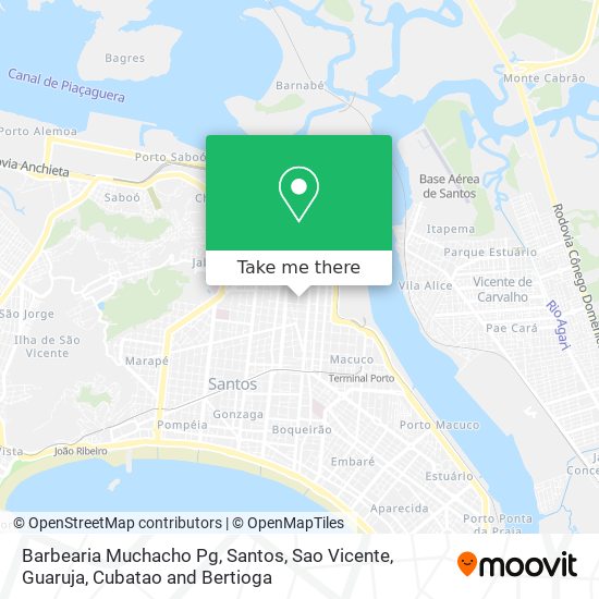Barbearia Muchacho Pg map
