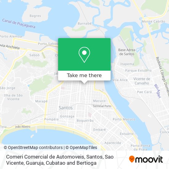 Mapa Comeri Comercial de Automoveis