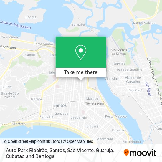 Auto Park Ribeirão map