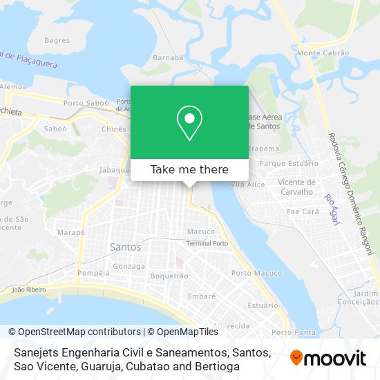 Sanejets Engenharia Civil e Saneamentos map