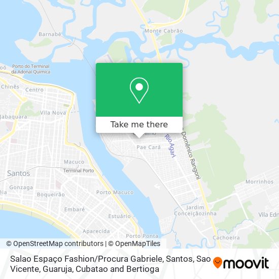 Salao Espaço Fashion / Procura Gabriele map