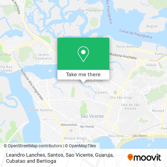 Leandro Lanches map