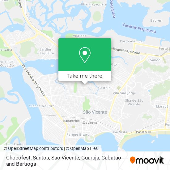 Chocofest map