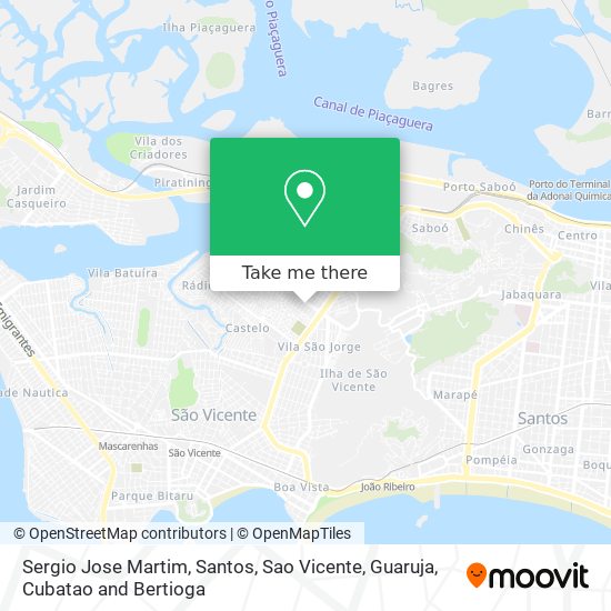 Sergio Jose Martim map