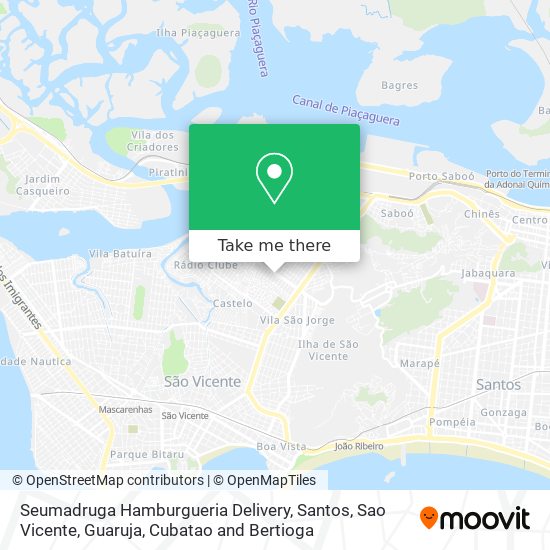 Seumadruga Hamburgueria Delivery map