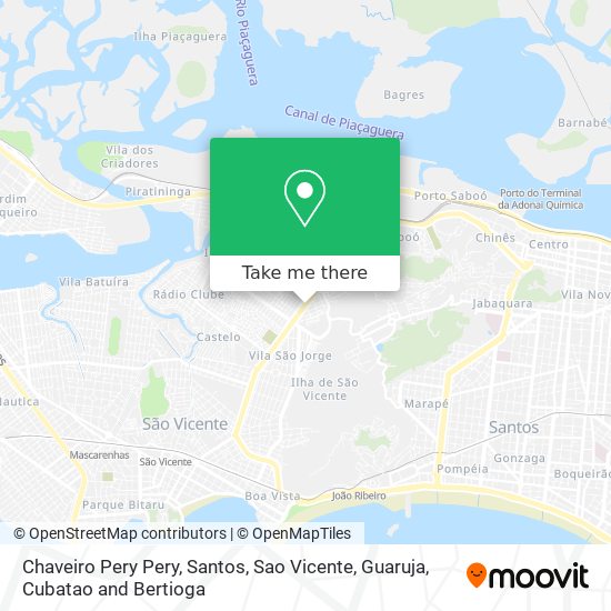 Chaveiro Pery Pery map