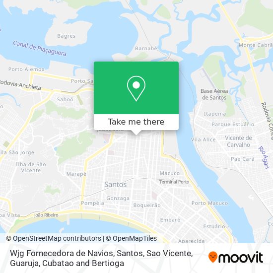 Wjg Fornecedora de Navios map