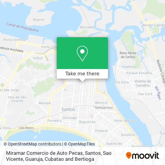 Miramar Comercio de Auto Pecas map