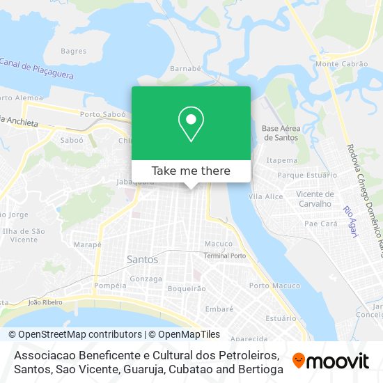 Associacao Beneficente e Cultural dos Petroleiros map