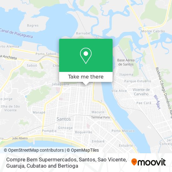 Compre Bem Supermercados map