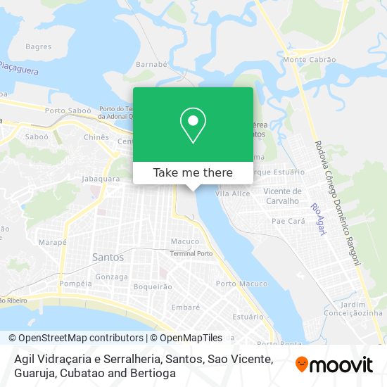 Agil Vidraçaria e Serralheria map