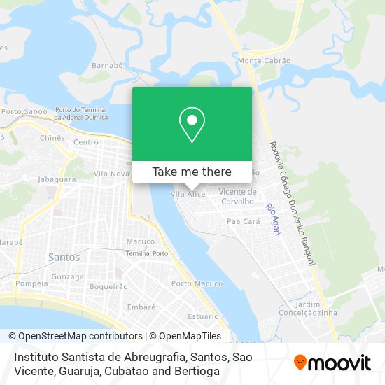 Instituto Santista de Abreugrafia map