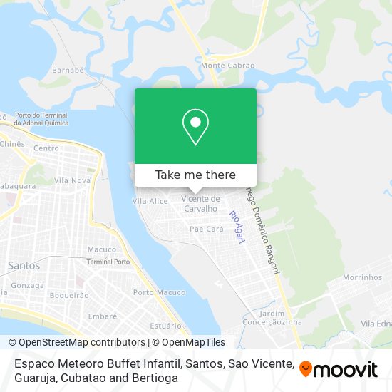 Espaco Meteoro Buffet Infantil map