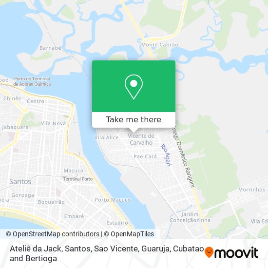 Ateliê da Jack map