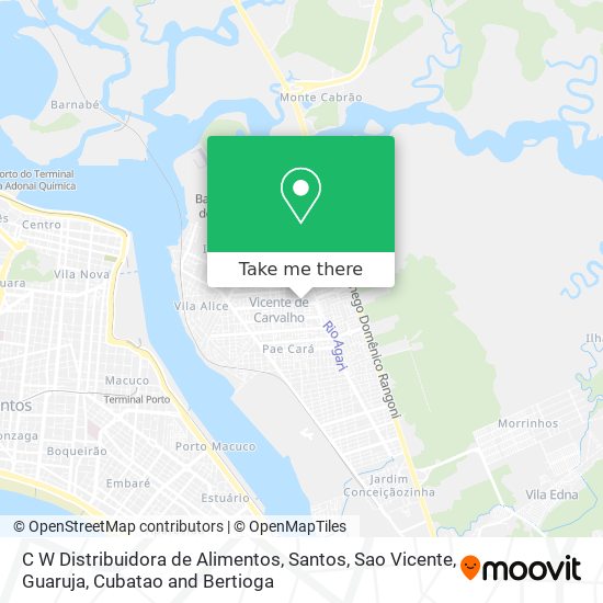 C W Distribuidora de Alimentos map