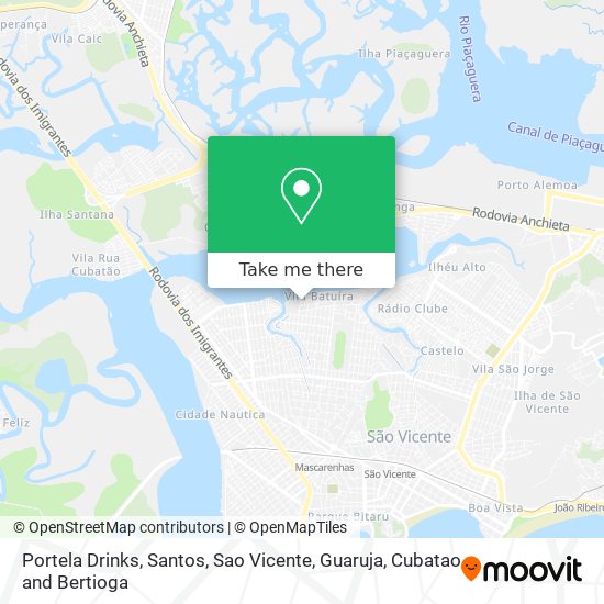 Portela Drinks map