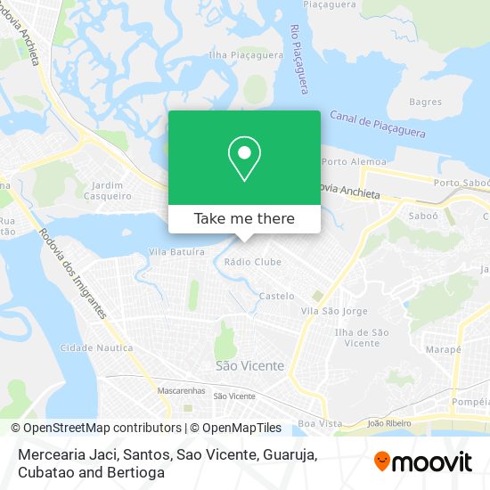 Mercearia Jaci map