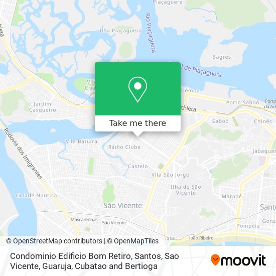 Condominio Edificio Bom Retiro map