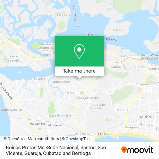 Boinas Pretas Mc -Sede Nacional map