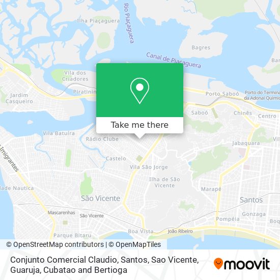 Conjunto Comercial Claudio map