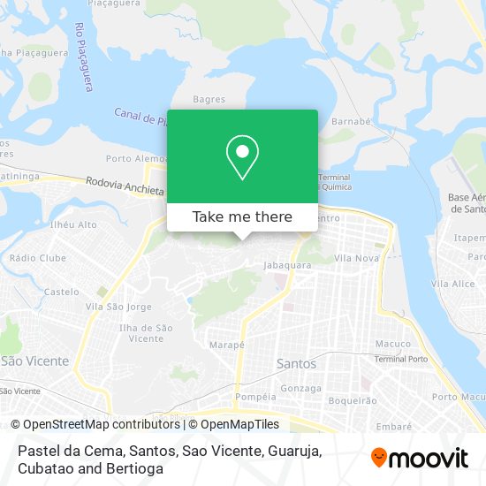 Pastel da Cema map