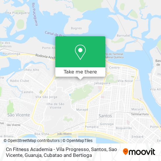 Cn Fitness Academia - Vila Progresso map