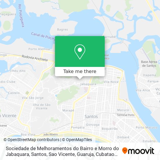 Mapa Sociedade de Melhoramentos do Bairro e Morro do Jabaquara