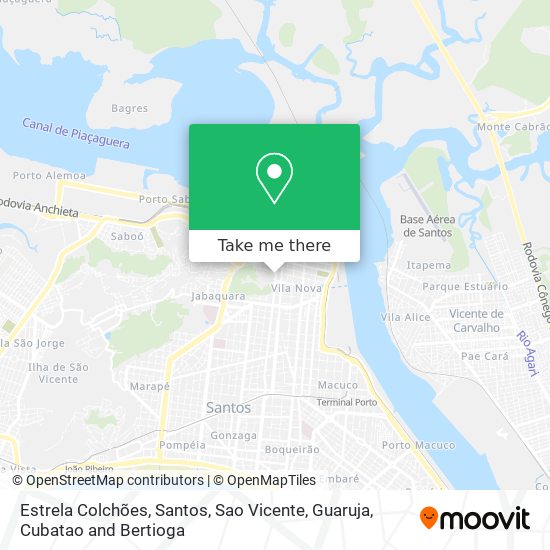 Estrela Colchões map